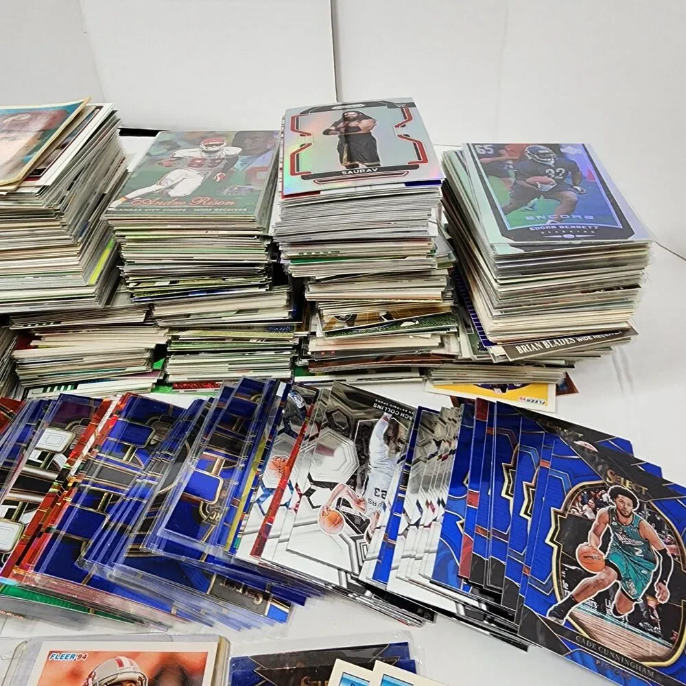 Sports CARD LOT Baseball Football  Basketball Storage Unit Find